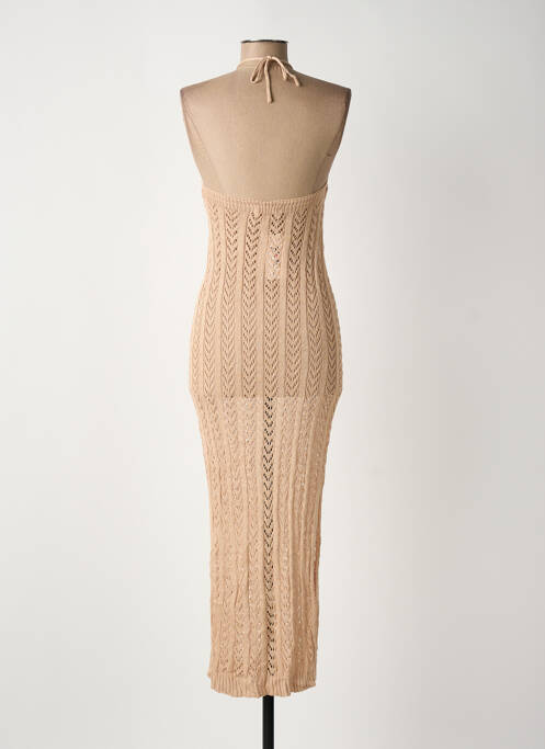 Robe longue sans manche sans manche rose ROSA FASHION femme