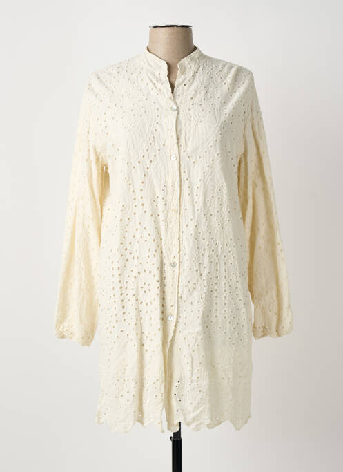 Robe courte beige NEW COLLECTION femme