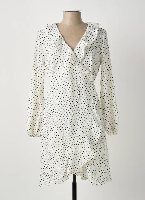 Robe courte blanc ROSA FASHION femme