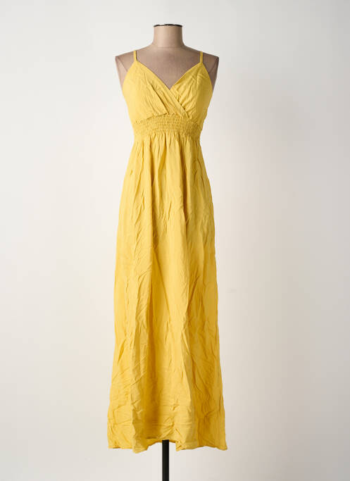 Robe longue jaune ROSA FASHION femme