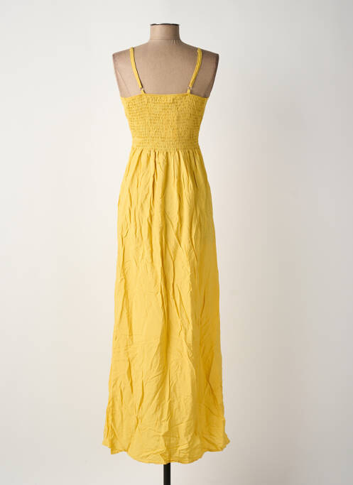 Robe longue jaune ROSA FASHION femme