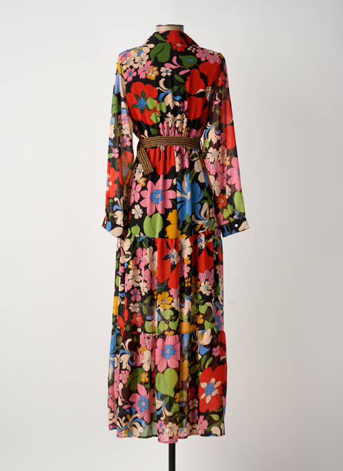 Robe longue noir ROSA FASHION femme