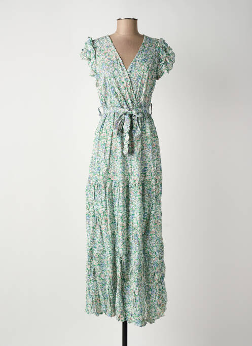 Robe longue vert ROSA FASHION femme