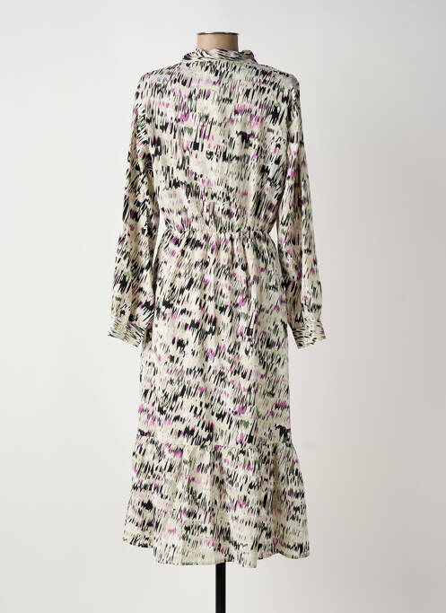 Robe mi-longue gris ROSA FASHION femme