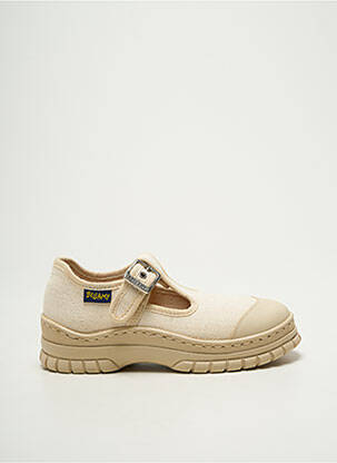 Baskets voute plantaire bout rond beige BELLAMY garcon