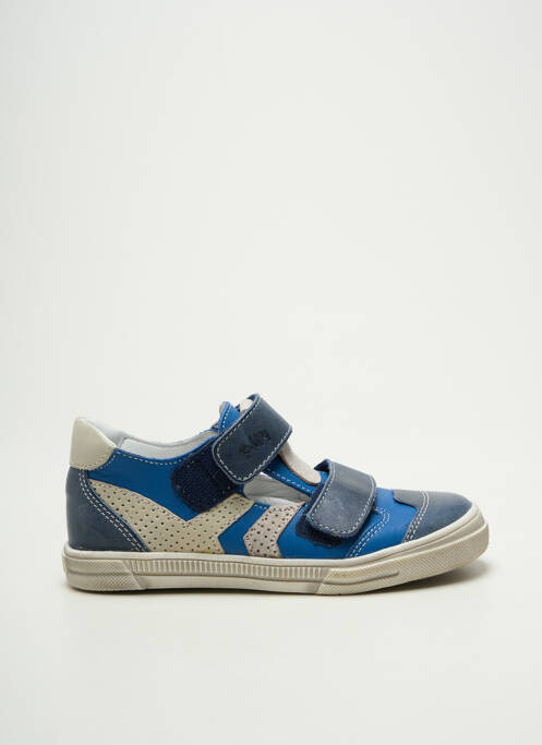 Sandales/nu pieds empiècements bout rond bleu BELLAMY garcon