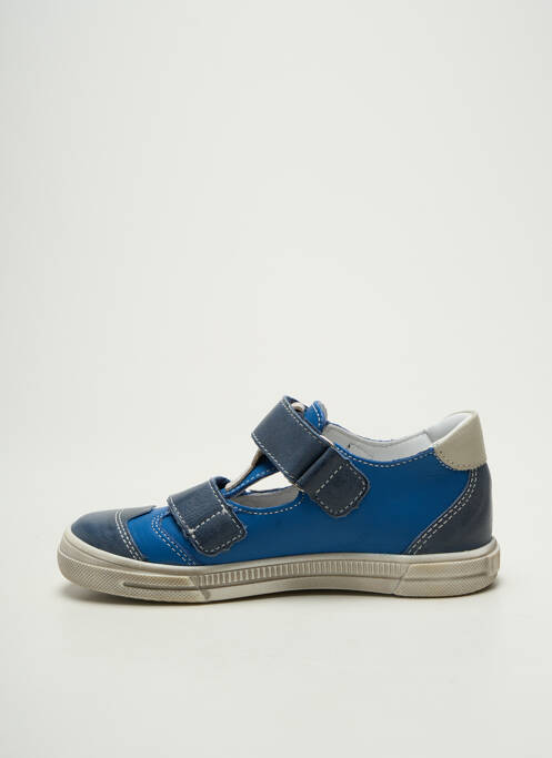 Sandales/nu pieds empiècements bout rond bleu BELLAMY garcon