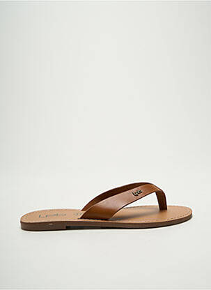 Tongs marron LPB femme