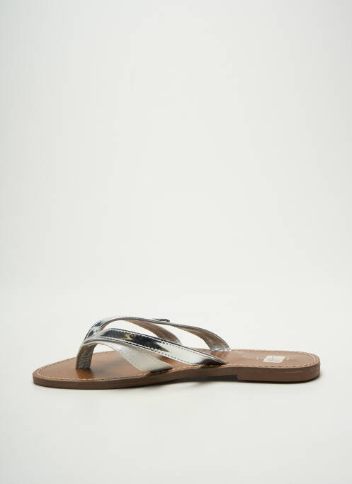 Tongs argent LPB femme