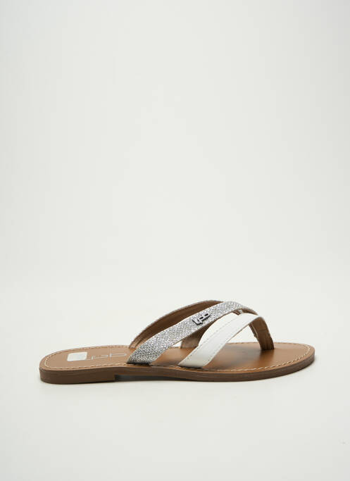 Tongs argent LPB femme