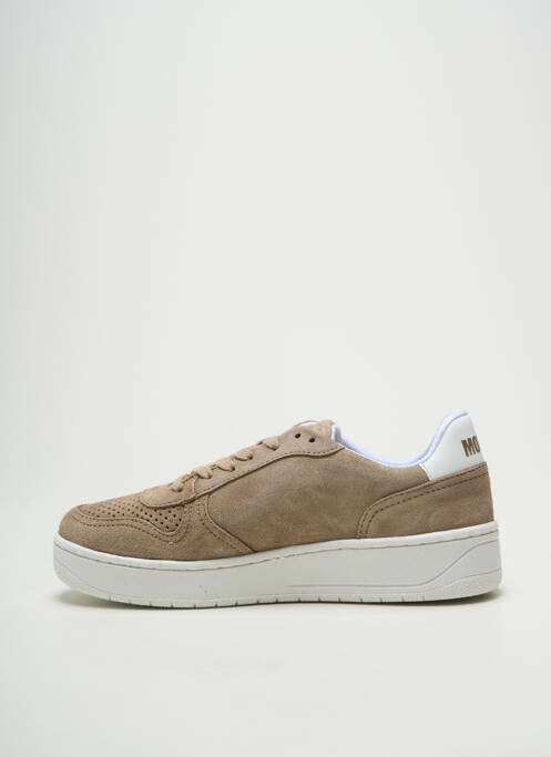 Baskets nubuck bout rond marron MOVING unisexe