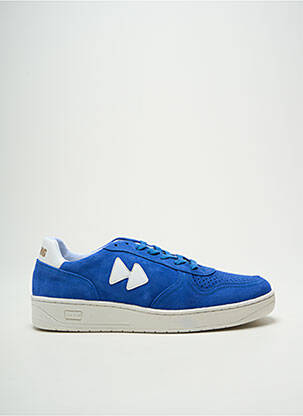 Baskets nubuck bout rond bleu MOVING unisexe