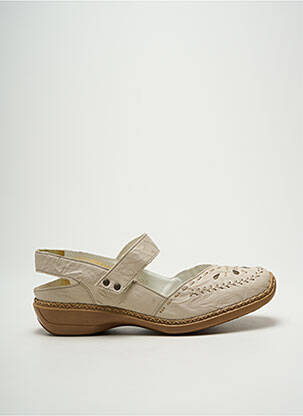 Derbies beige RIEKER femme