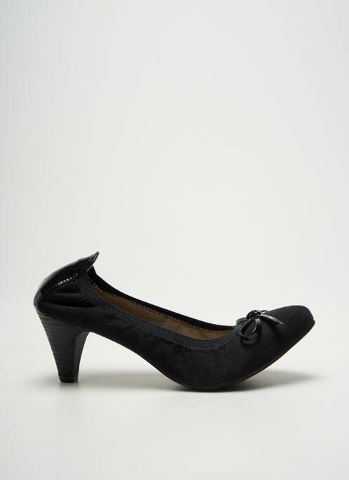 Escarpins matière lisse talon de 4 à 6cm noir LPB femme