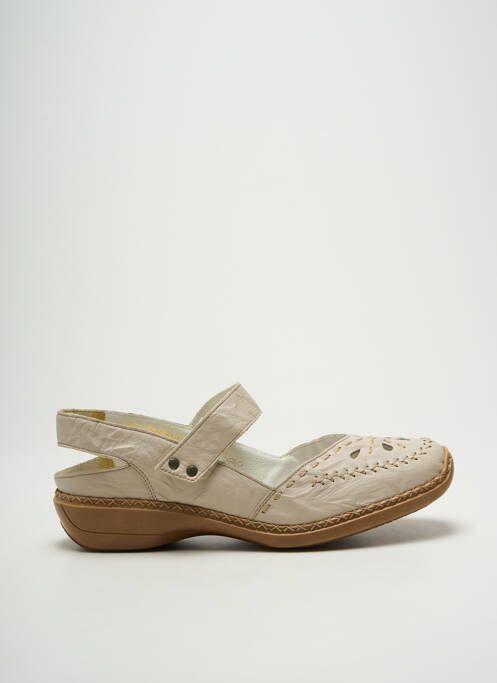 Derbies beige RIEKER femme