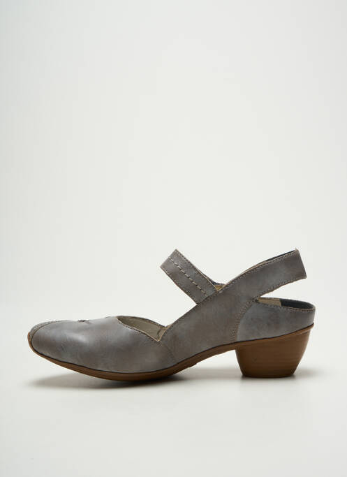 Sandales/Nu pieds gris RIEKER femme