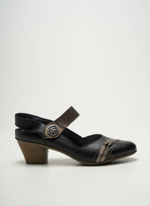 Sandales/Nu pieds noir RIEKER femme