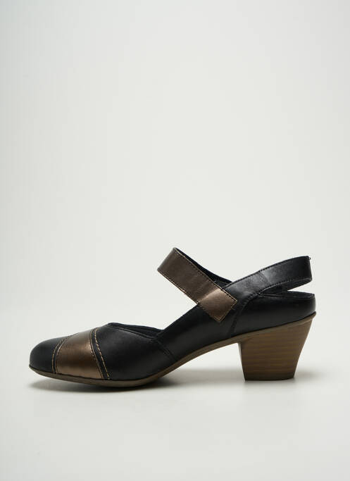 Sandales/Nu pieds noir RIEKER femme