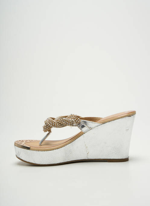 Tongs argent FÉE CÉLESTE femme