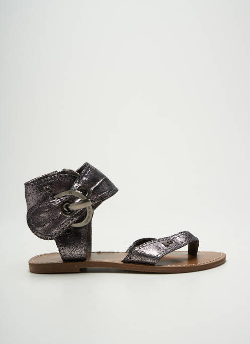 Tongs argent LPB femme