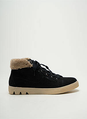 Baskets fermeture zip et lacets talon plat jusqu'à 3cm noir CHATTAWAK femme