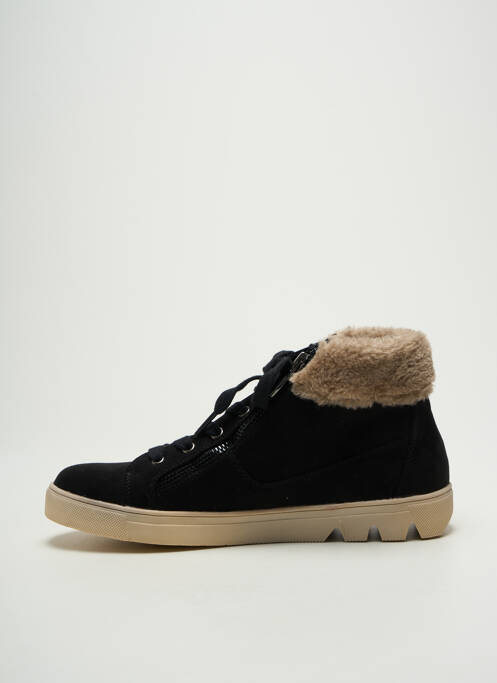 Baskets fermeture zip et lacets talon plat jusqu'à 3cm noir CHATTAWAK femme