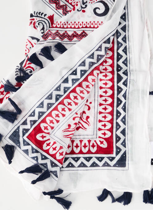 Foulard blanc CAROLL femme