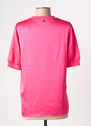Top coupe fluide manches courtes rose LOLA CASADEMUNT femme