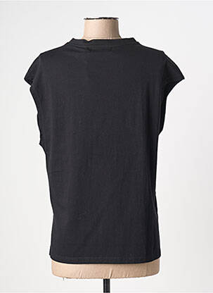 T-shirt sérigraphie manches courtes noir LOLA CASADEMUNT femme