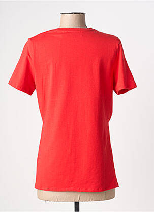 T-shirt stretch manches courtes rouge LOLA CASADEMUNT femme