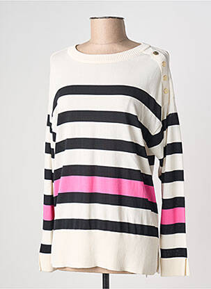 Pull stretch manches longues beige LOLA CASADEMUNT femme