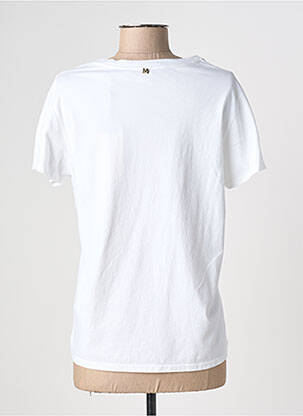 T-shirt sérigraphie manches courtes blanc LOLA CASADEMUNT femme