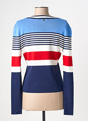 Gilet manches longues stretch bleu LOLA CASADEMUNT femme
