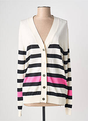 Gilet manches longues stretch beige LOLA CASADEMUNT femme