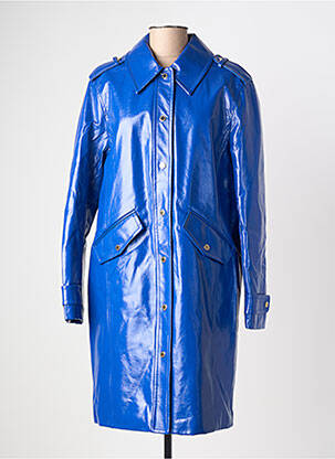 Imperméable manches longues sans capuche bleu LOLA CASADEMUNT femme
