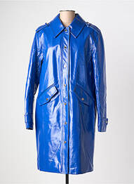 Imperméable finition intérieure doublure satiné sans capuche bleu LOLA CASADEMUNT femme