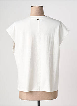 T-shirt sérigraphie manches courtes blanc LOLA CASADEMUNT femme