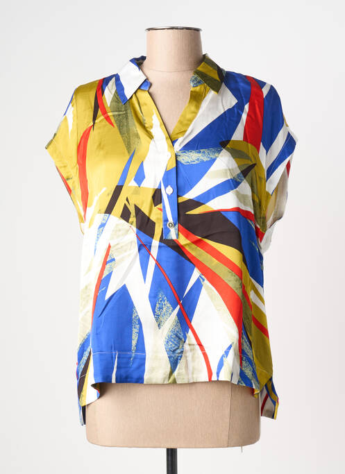 Blouse coupe fluide sans manche vert LOLA CASADEMUNT femme