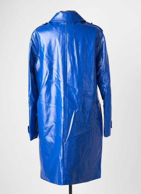 Imperméable finition intérieure doublure satiné sans capuche bleu LOLA CASADEMUNT femme