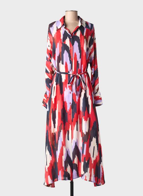 Robe longue manches longues manches longues rouge LOLA CASADEMUNT femme
