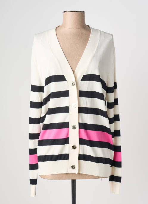 Gilet manches longues beige LOLA CASADEMUNT femme