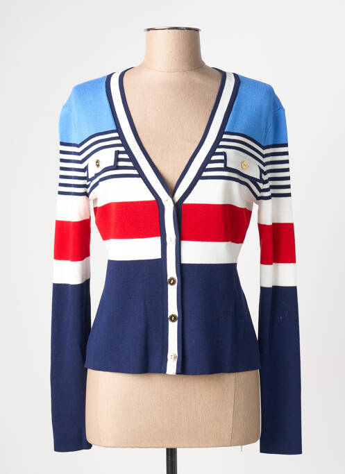 Gilet manches longues bleu LOLA CASADEMUNT femme