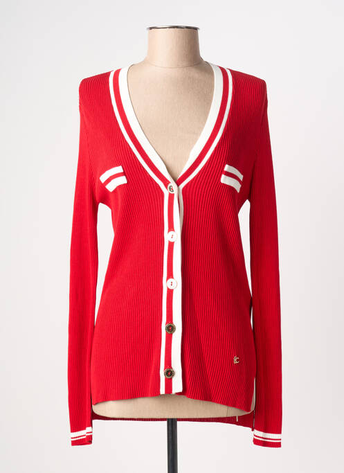 Gilet manches longues rouge LOLA CASADEMUNT femme