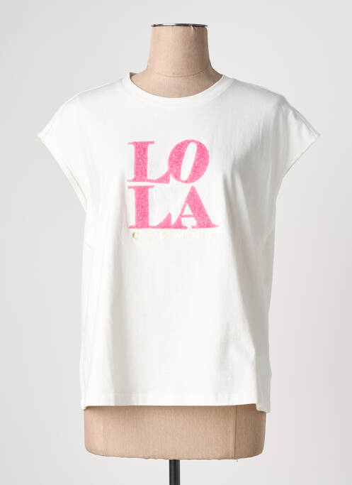 T-shirt blanc LOLA CASADEMUNT femme