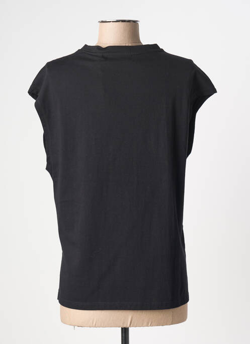 T-shirt sérigraphie manches courtes noir LOLA CASADEMUNT femme