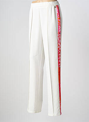 Pantalon droit taille élastique taille normale blanc LOLA CASADEMUNT femme