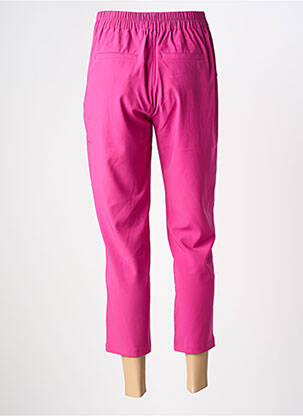 Pantalon 7/8 taille haute taille haute rose LOLA CASADEMUNT femme