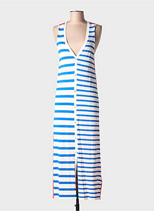 Robe longue sans manche sans manche bleu LOLA CASADEMUNT femme