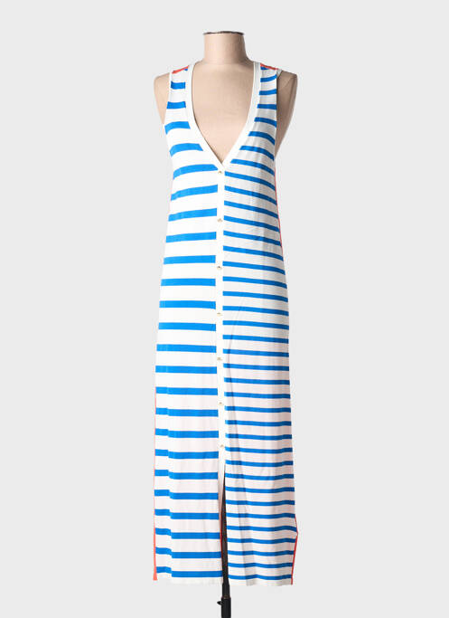 Robe longue sans manche sans manche bleu LOLA CASADEMUNT femme