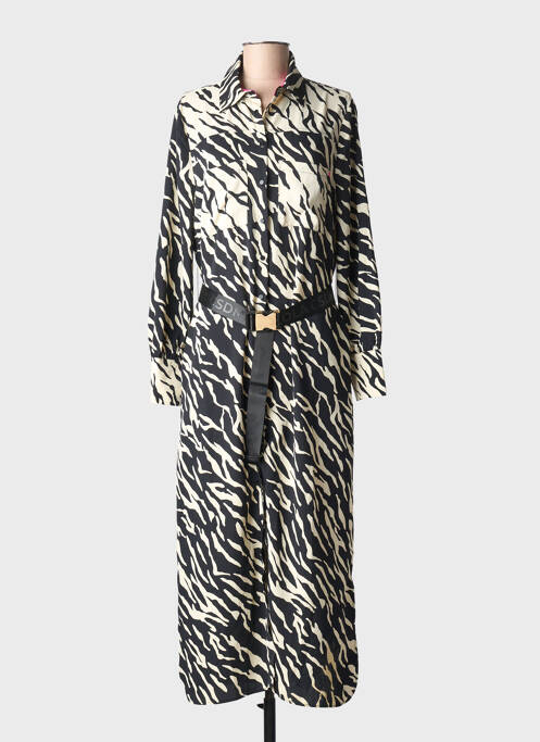 Robe longue manches longues manches longues noir LOLA CASADEMUNT femme